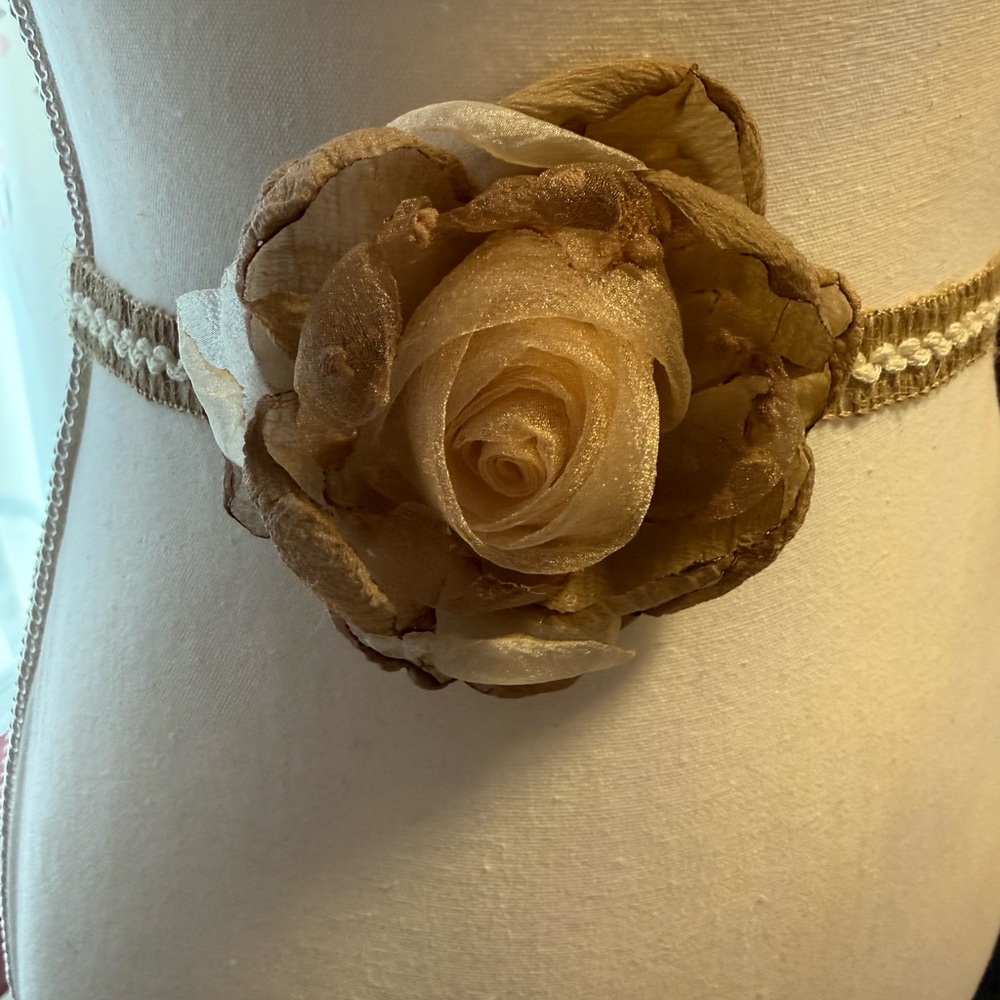 🇺🇸SALE! POL Ribbon Rose Belt - Picture 6 of 6